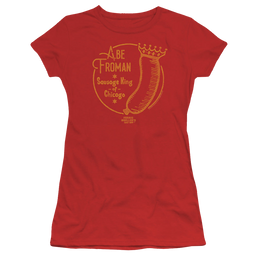 Ferris Bueller's Day Off Abe Froman - Juniors T-Shirt Juniors T-Shirt Ferris Bueller's Day Off   