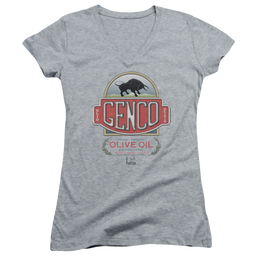 Godfather, The Genco Olive Oil - Juniors V-Neck T-Shirt Juniors V-Neck T-Shirt The Godfather   