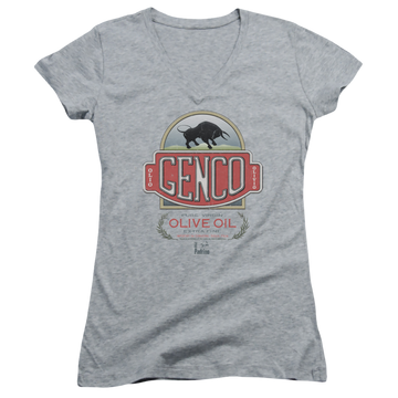 Godfather, The Genco Olive Oil - Juniors V-Neck T-Shirt Juniors V-Neck T-Shirt The Godfather   