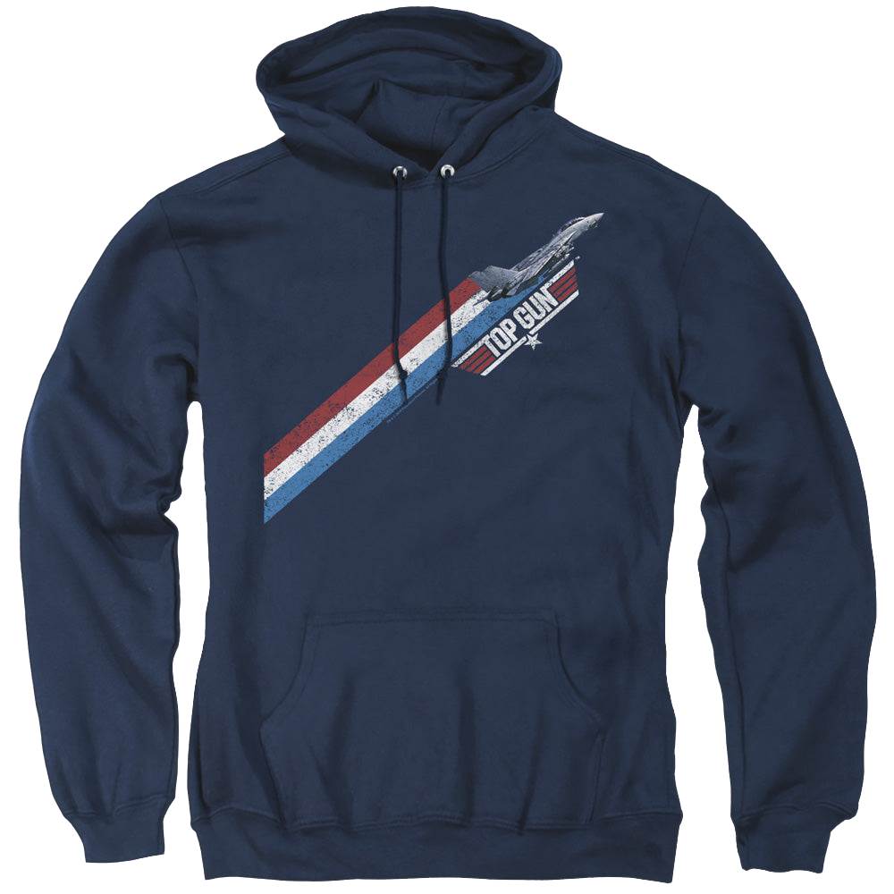 Top Gun Stripes - Pullover Hoodie Pullover Hoodie Top Gun   