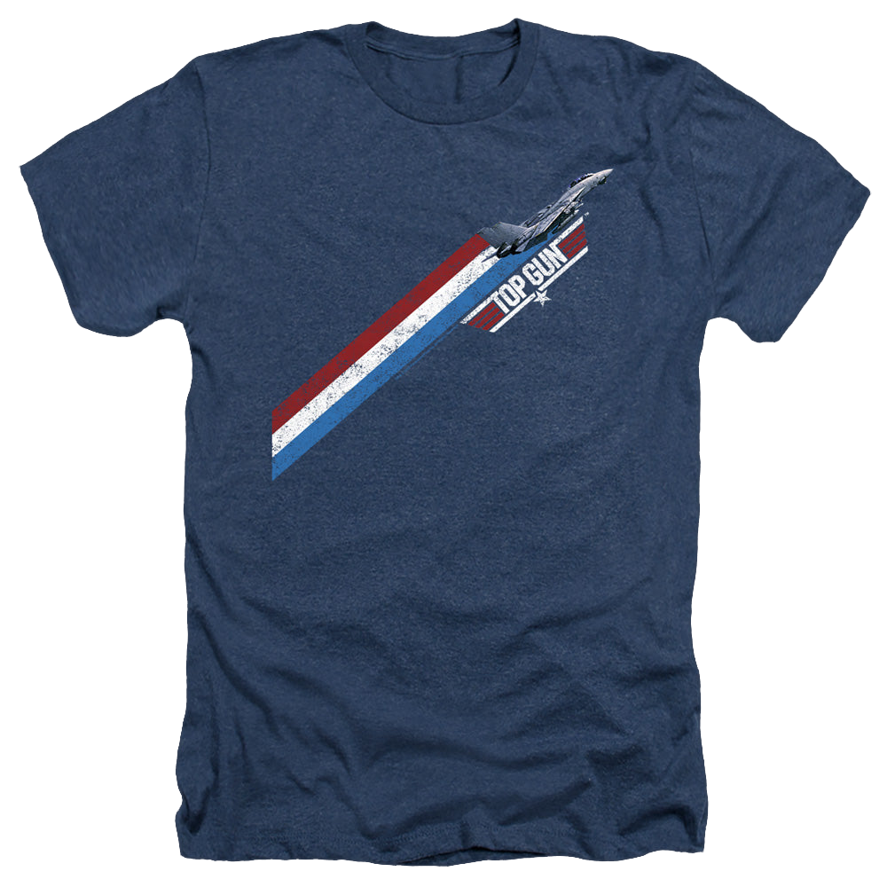 Top Gun Stripes - Men's Heather T-Shirt Men's Heather T-Shirt Top Gun   