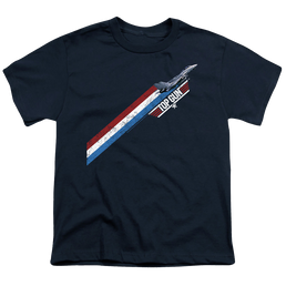 Top Gun Stripes - Youth T-Shirt Youth T-Shirt (Ages 8-12) Top Gun   