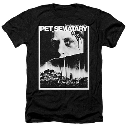 Pet Sematary Poster Art - Men's Heather T-Shirt Men's Heather T-Shirt Pet Sematary   