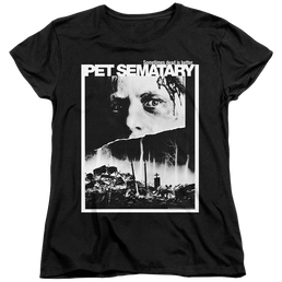Pet Sematary Poster Art - Women's T-Shirt Women's T-Shirt Pet Sematary   