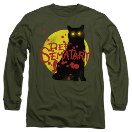 Pet Sematary Graphic Cat - Men's Long Sleeve T-Shirt Men's Long Sleeve T-Shirt Pet Sematary   