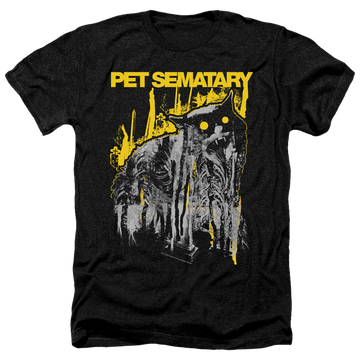 Charcoal men's heather t-shirt with Pet Sematary Decay graphic