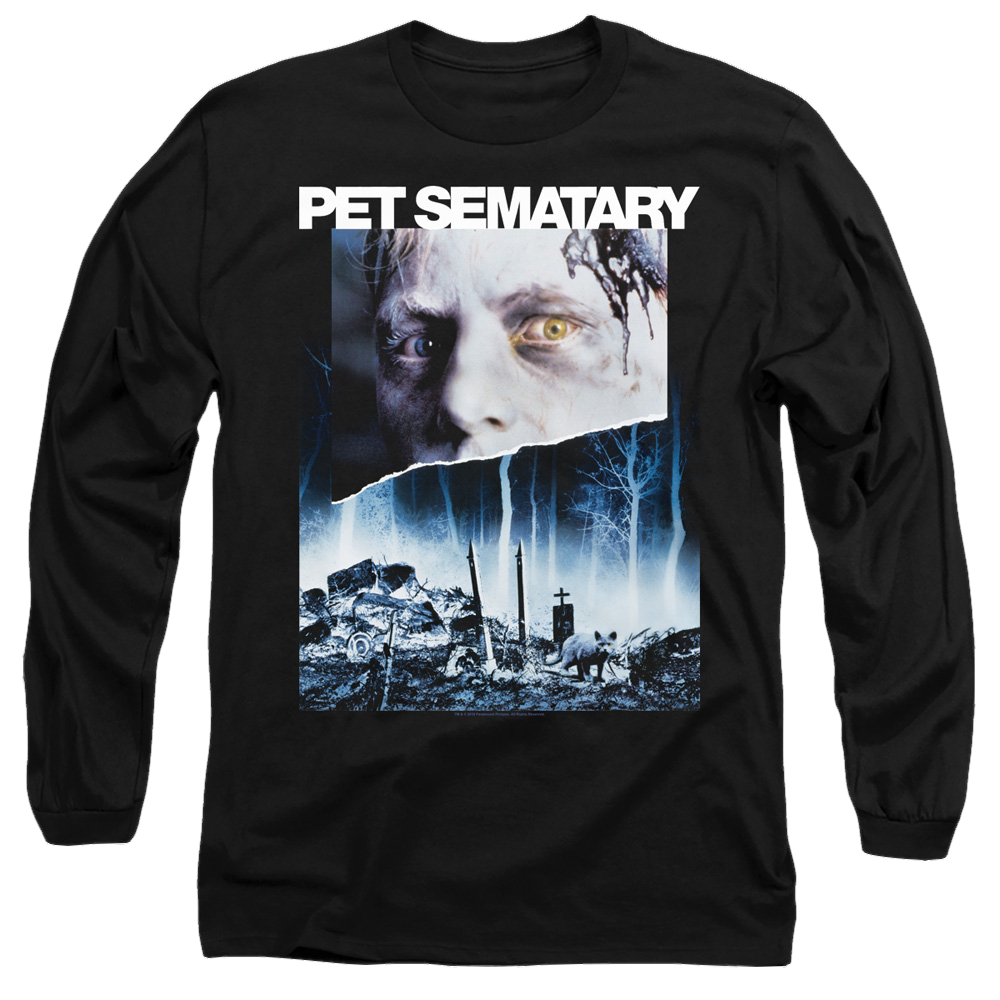 Pet Sematary Poster Art - Men's Long Sleeve T-Shirt Men's Long Sleeve T-Shirt Pet Sematary   
