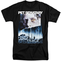 Pet Sematary Poster Art - Men's Tall Fit T-Shirt Men's Tall Fit T-Shirt Pet Sematary   