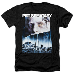 Pet Sematary Poster Art - Men's Heather T-Shirt Men's Heather T-Shirt Pet Sematary   