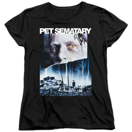 Pet Sematary Poster Art - Women's T-Shirt Women's T-Shirt Pet Sematary   
