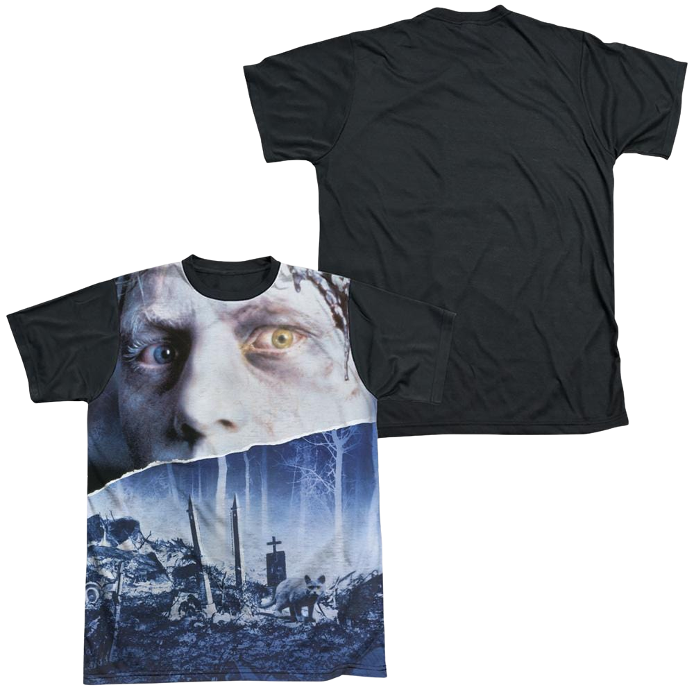Pet Sematary Poster - Men's Black Back T-Shirt Men's Black Back T-Shirt Pet Sematary   
