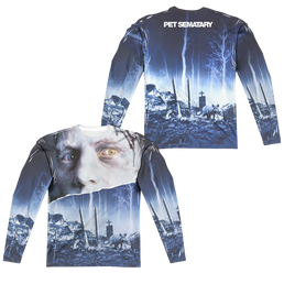 Pet Sematary Poster (Front/Back Print) - Men's All-Over Print Long Sleeve Men's All-Over Print Long Sleeve Pet Sematary   