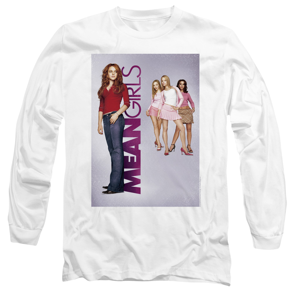 Mean Girls Poster Art - Men's Long Sleeve T-Shirt Men's Long Sleeve T-Shirt Mean Girls   