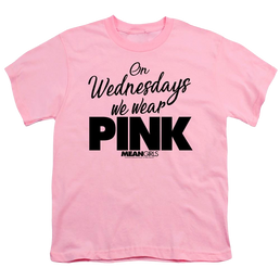 Mean Girls Pink - Youth T-Shirt Youth T-Shirt (Ages 8-12) Mean Girls   