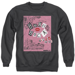 Mean Girls Burn Book - Men's Crewneck Sweatshirt Men's Crewneck Sweatshirt Mean Girls   