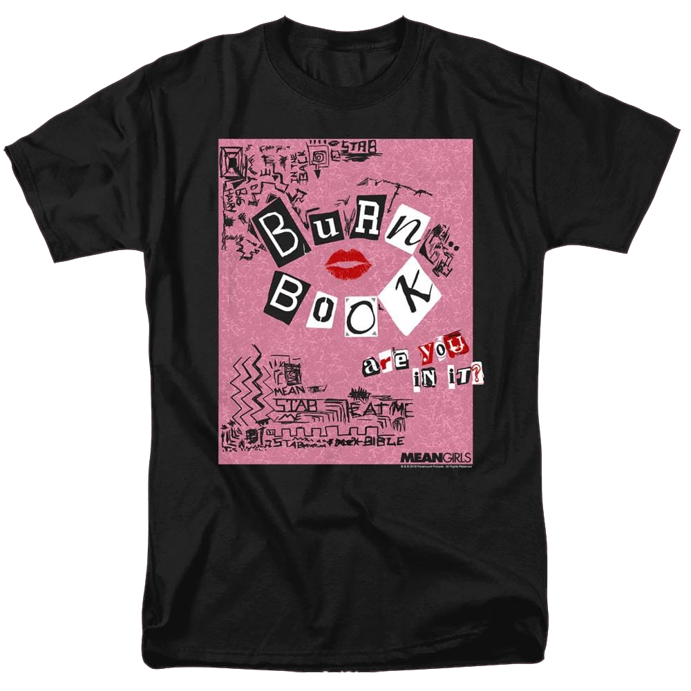 Mean Girls Burn Book - Men's Regular Fit T-Shirt Men's Regular Fit T-Shirt Mean Girls   