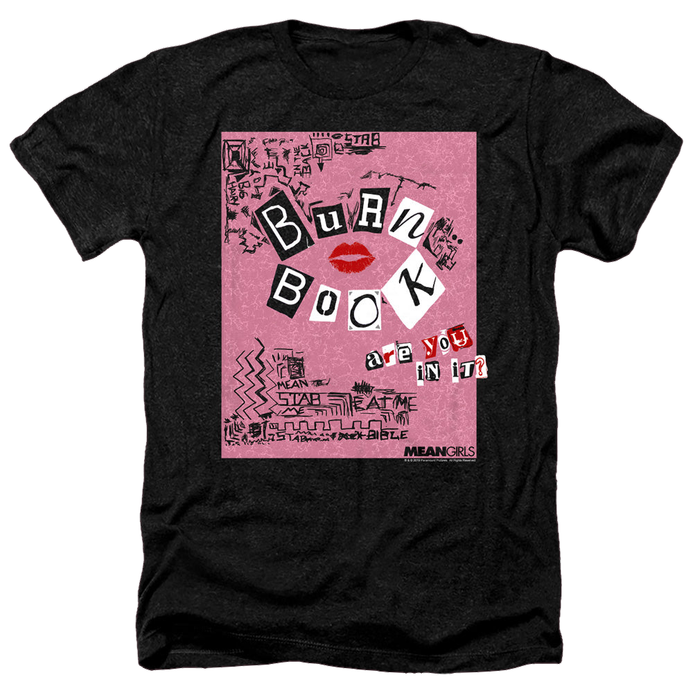 Mean Girls Burn Book - Men's Heather T-Shirt Men's Heather T-Shirt Mean Girls   