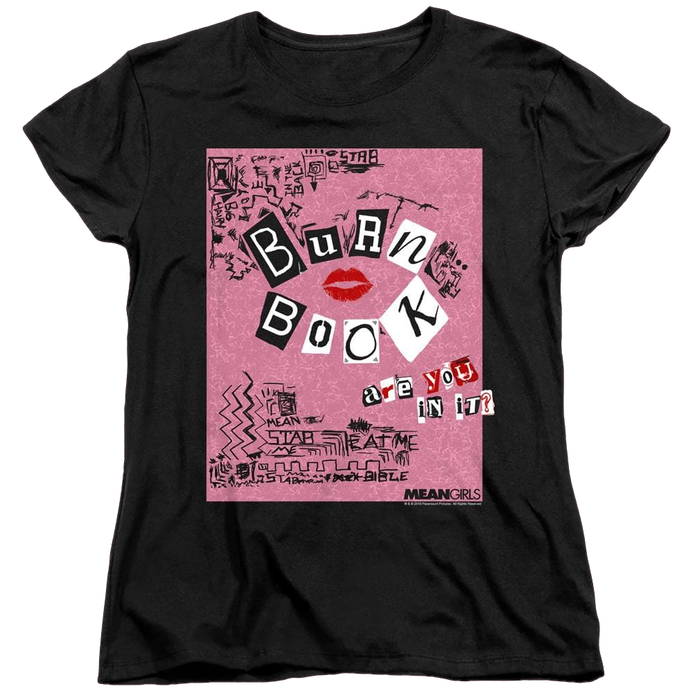 Mean Girls Burn Book - Women's T-Shirt Women's T-Shirt Mean Girls   