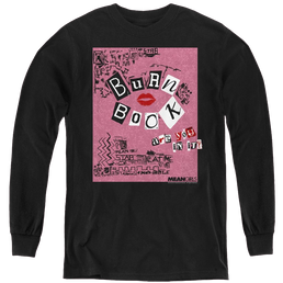 Mean Girls Burn Book - Youth Long Sleeve T-Shirt Youth Long Sleeve T-Shirt Mean Girls   