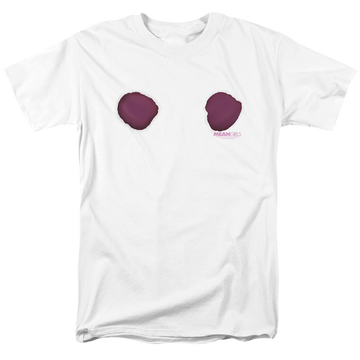 White men's regular fit t-shirt with Mean Girls Wear What Regina Wears graphic