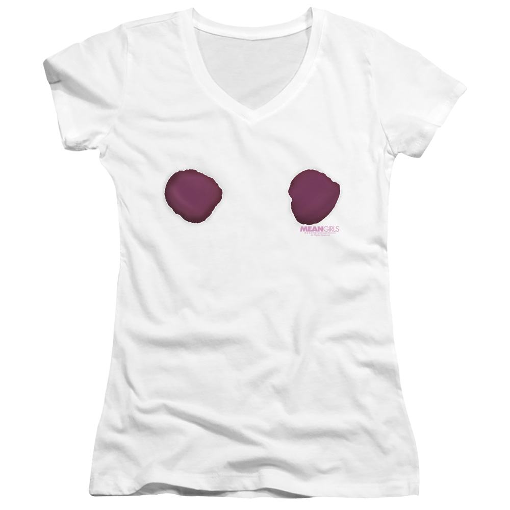 Mean Girls Wear What Regina Wears - Juniors V-Neck T-Shirt Juniors V-Neck T-Shirt Mean Girls   