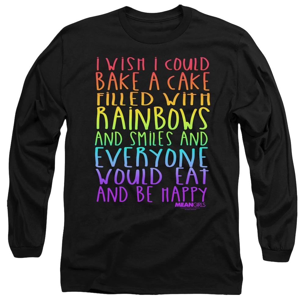 Mean Girls Rainbows And Cake - Men's Long Sleeve T-Shirt Men's Long Sleeve T-Shirt Mean Girls   