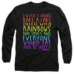 Mean Girls Rainbows And Cake - Men's Long Sleeve T-Shirt Men's Long Sleeve T-Shirt Mean Girls   