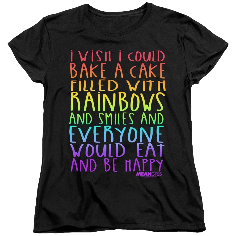 Mean Girls Rainbows And Cake - Women's T-Shirt Women's T-Shirt Mean Girls   