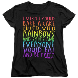Mean Girls Rainbows And Cake - Women's T-Shirt Women's T-Shirt Mean Girls   