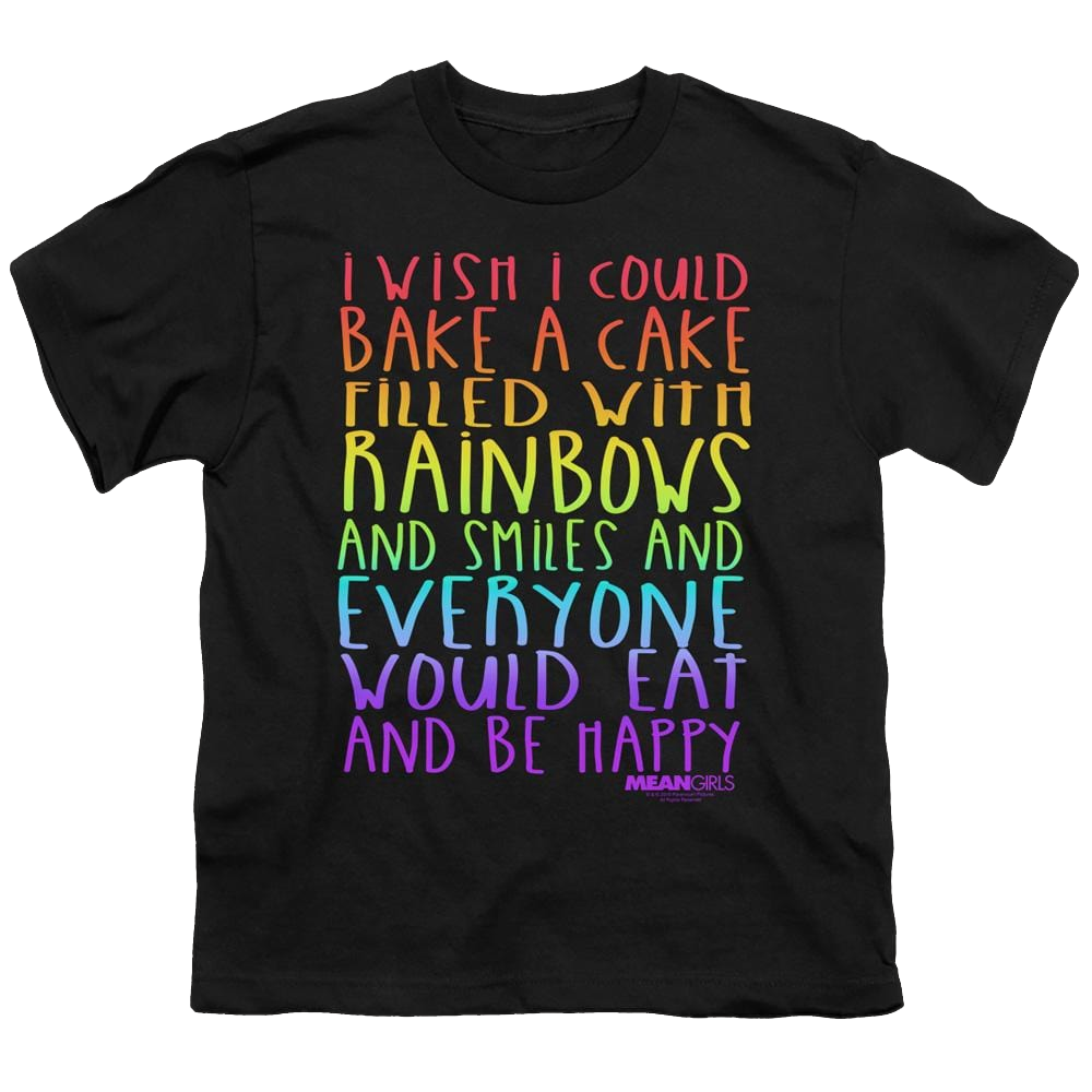 Mean Girls Rainbows And Cake - Youth T-Shirt Youth T-Shirt (Ages 8-12) Mean Girls   