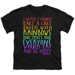 Mean Girls Rainbows And Cake - Youth T-Shirt Youth T-Shirt (Ages 8-12) Mean Girls   