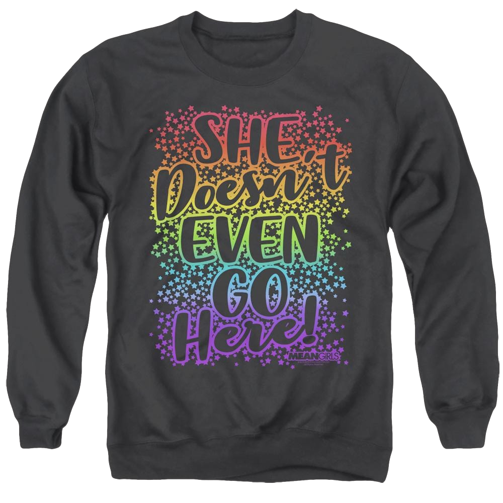 Mean Girls Doesn'T Go Here - Men's Crewneck Sweatshirt Men's Crewneck Sweatshirt Mean Girls   