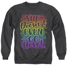 Mean Girls Doesn'T Go Here - Men's Crewneck Sweatshirt Men's Crewneck Sweatshirt Mean Girls   