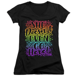 Mean Girls Doesn'T Go Here - Juniors V-Neck T-Shirt Juniors V-Neck T-Shirt Mean Girls   