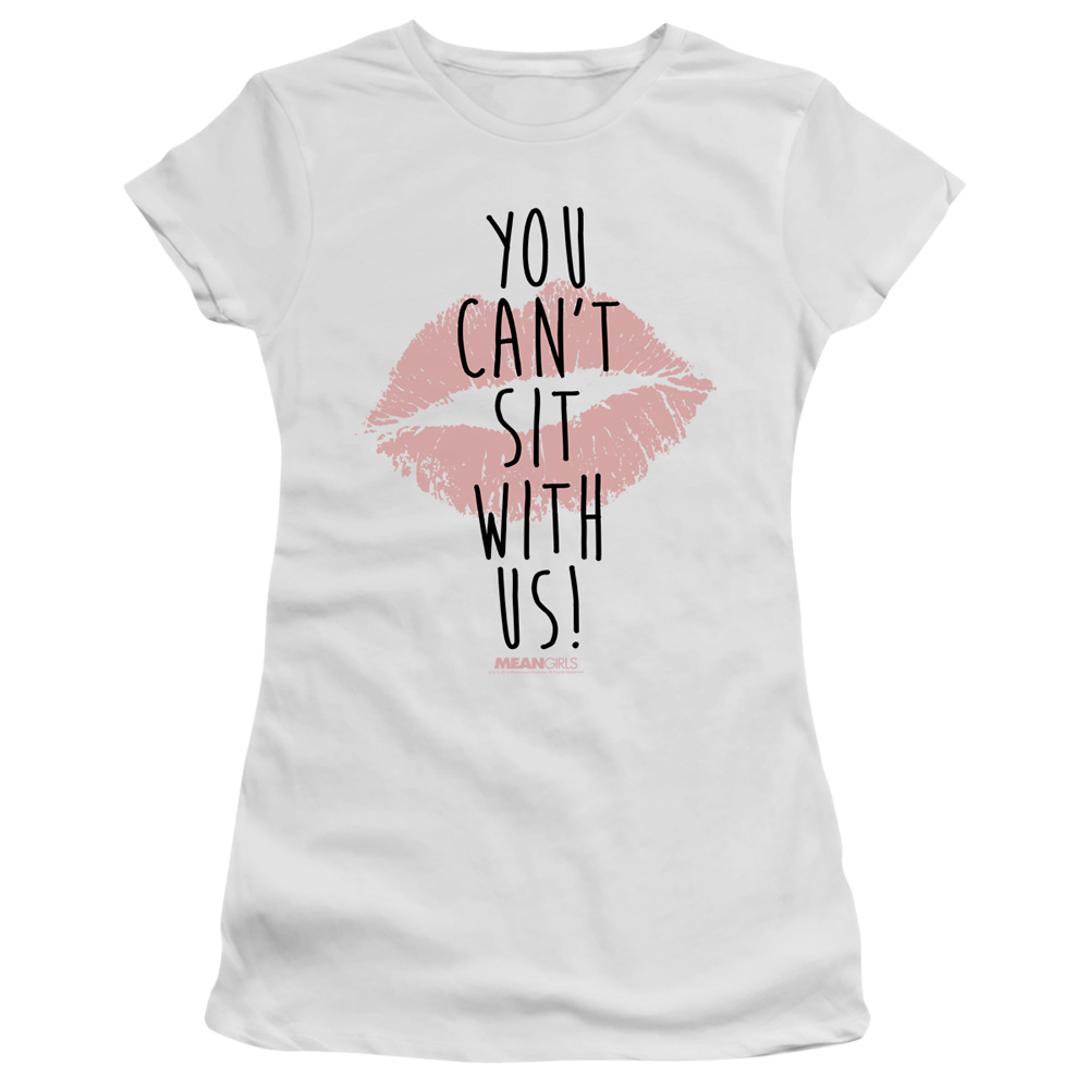 Mean Girls You Cant Sit With Us - Juniors T-Shirt Juniors T-Shirt Mean Girls   