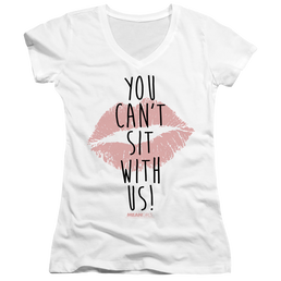 Mean Girls You Cant Sit With Us - Juniors V-Neck T-Shirt Juniors V-Neck T-Shirt Mean Girls   