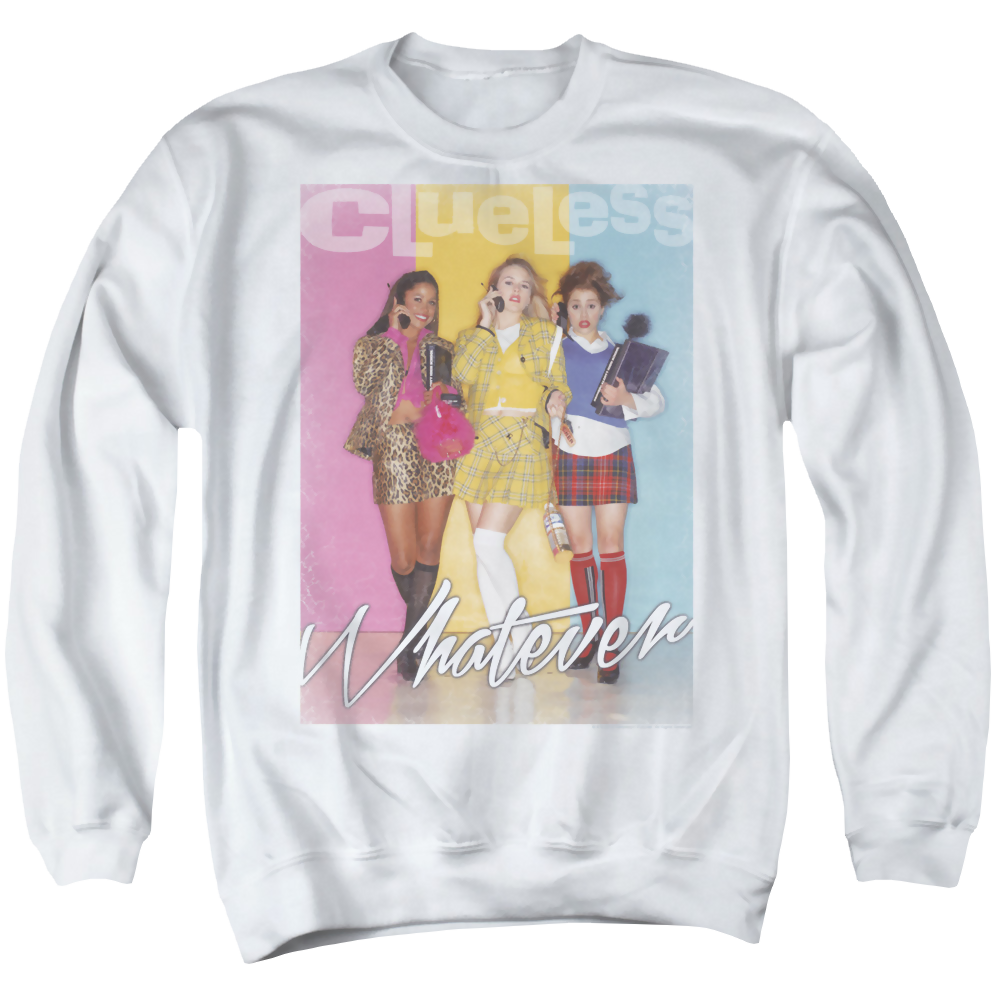 Clueless Whatever - Men's Crewneck Sweatshirt Men's Crewneck Sweatshirt Clueless   