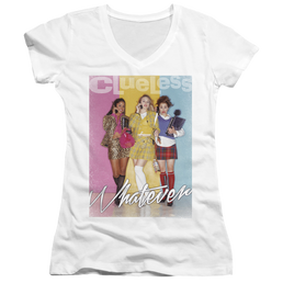 Clueless Whatever - Juniors V-Neck T-Shirt Juniors V-Neck T-Shirt Clueless   