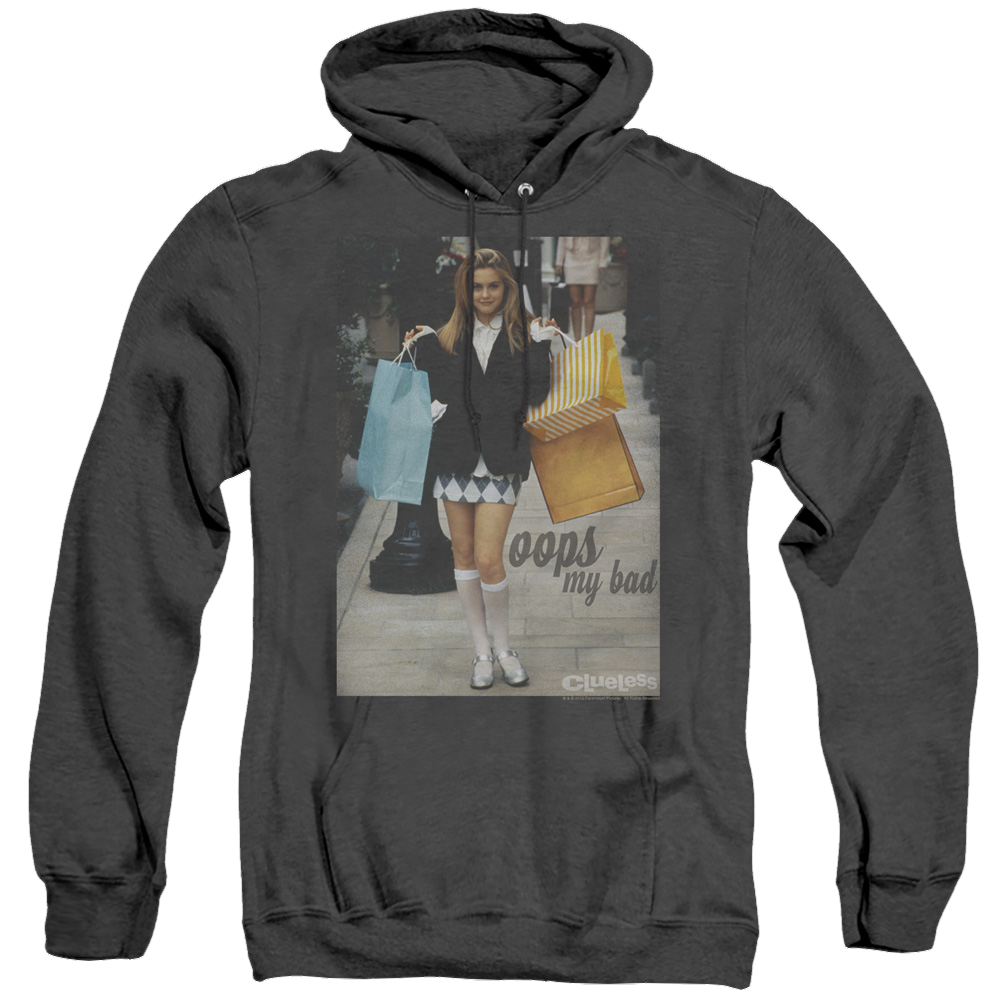 Clueless Oops My Bad - Heather Pullover Hoodie Heather Pullover Hoodie Clueless   