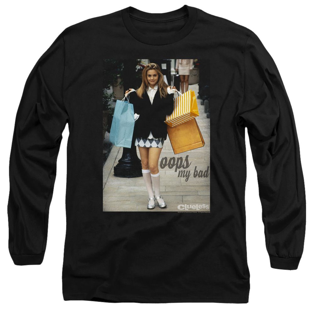 Clueless Oops My Bad - Men's Long Sleeve T-Shirt Men's Long Sleeve T-Shirt Clueless   