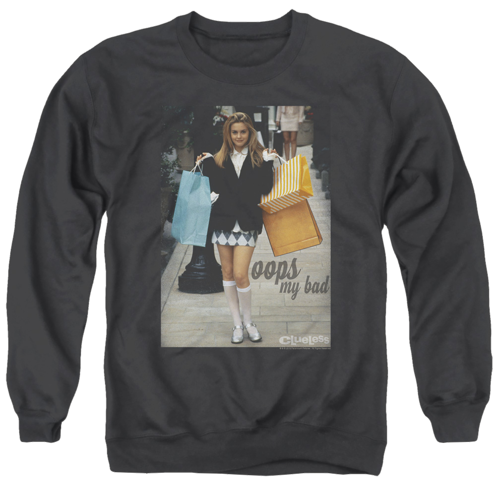 Clueless Oops My Bad - Men's Crewneck Sweatshirt Men's Crewneck Sweatshirt Clueless   