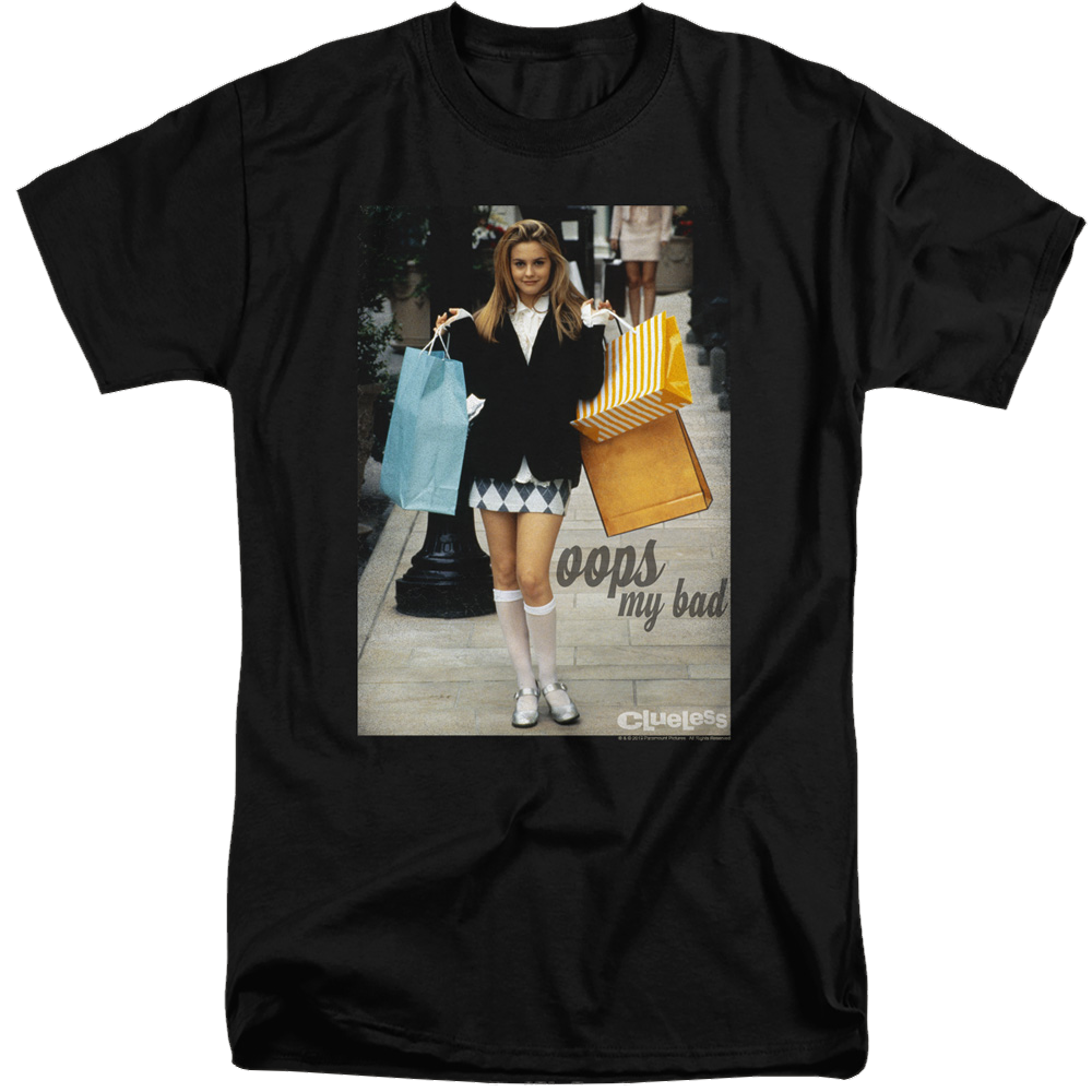 Clueless Oops My Bad - Men's Tall Fit T-Shirt Men's Tall Fit T-Shirt Clueless   