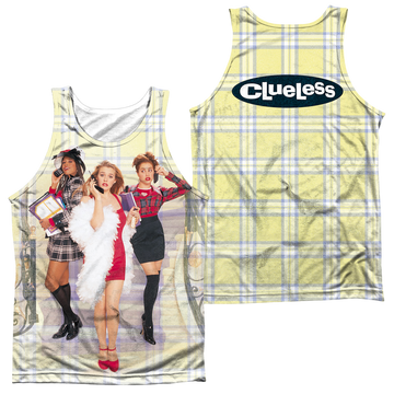Clueless Plaid men's all-over print tank