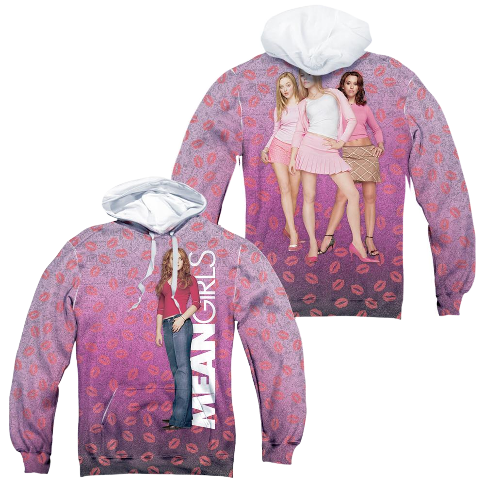 Mean Girls Mean Girls (Front/Back Print) - All-Over Print Pullover Hoodie All-Over Print Pullover Hoodie Mean Girls   