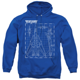 Top Gun Schematic - Pullover Hoodie Pullover Hoodie Top Gun   