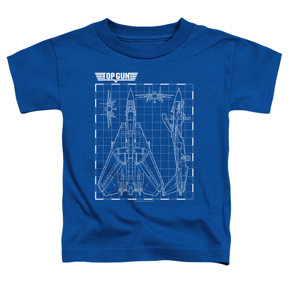 Top Gun Schematic - Toddler T-Shirt Toddler T-Shirt Top Gun   