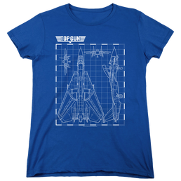Top Gun Schematic - Women's T-Shirt Women's T-Shirt Top Gun   