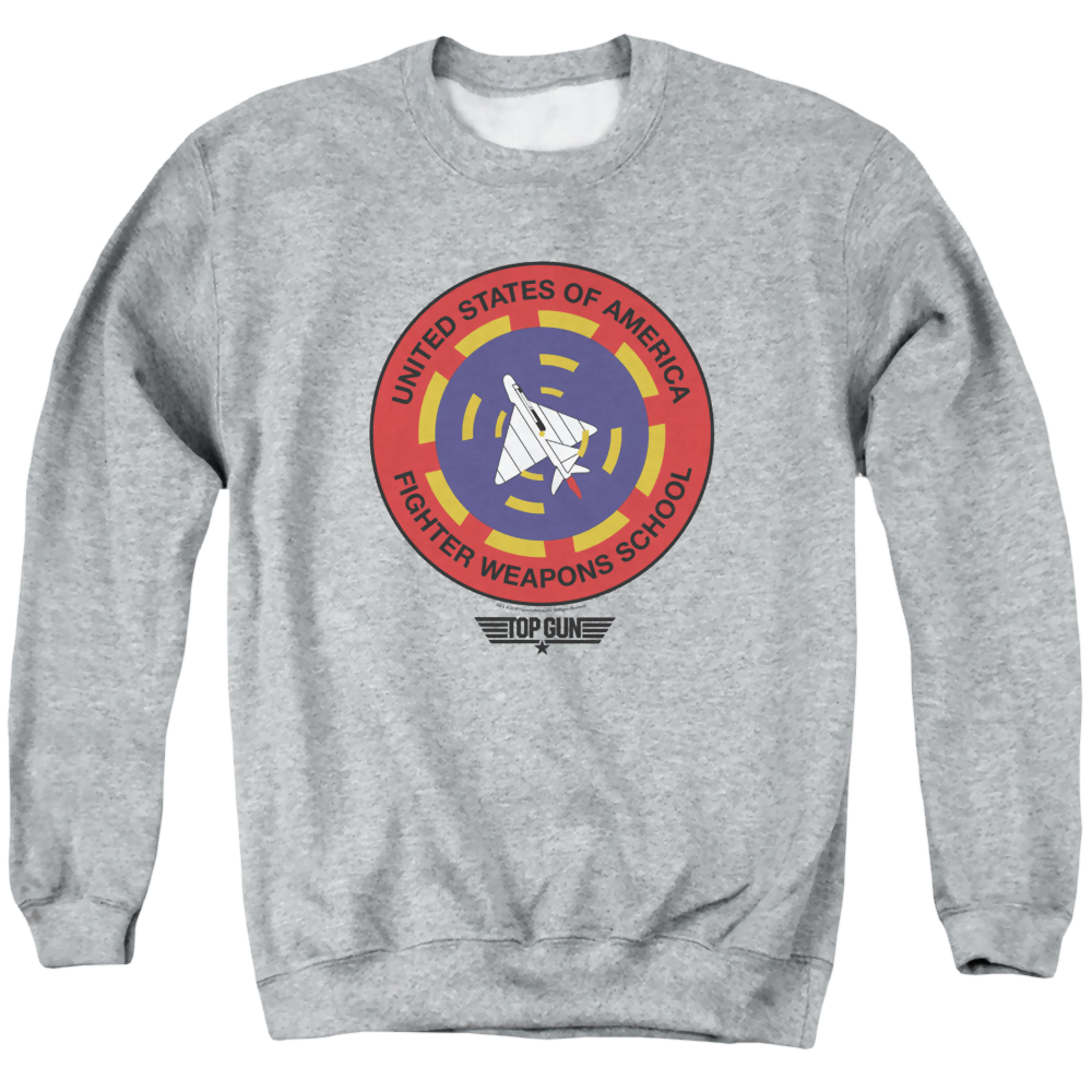 Top Gun Fighter Weapons School - Men's Crewneck Sweatshirt Men's Crewneck Sweatshirt Top Gun   