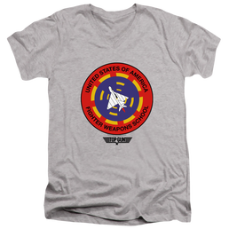 Top Gun Fighter Weapons School - Men's V-Neck T-Shirt Men's V-Neck T-Shirt Top Gun   