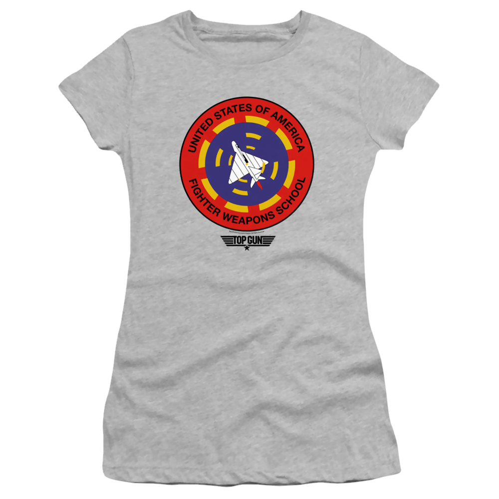 Top Gun Fighter Weapons School - Juniors T-Shirt Juniors T-Shirt Top Gun   
